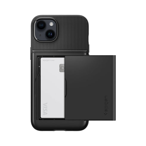 ACS04835 - iPhone 14 Pro Max Case Slim Armor CS in black showing the back